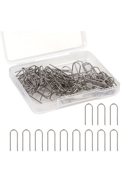 Choice 100pcs Tungsten Wire Pottery Ornament Hanger High Temperature Resistan...