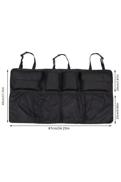 Choice Black JFBONIN SUV Car Seat Back Storage Hanging Bag Waterproof Mesh Po...