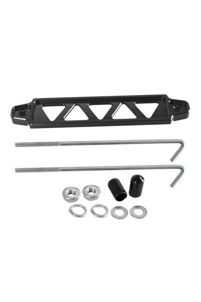 Choice5 black Universal Aluminum Auto Battery Tie Down Mount Holder Bracket B...