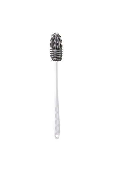Choice White Long Handle Silicone Bottle Brush Cleaning Brush Kitchen Cleanin...