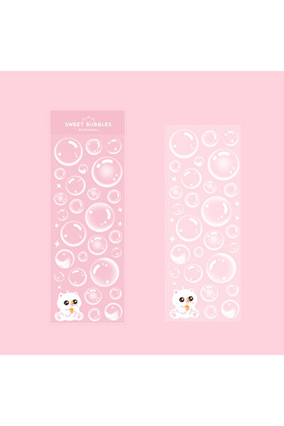 choice2 WHITE Korean Stickers Wholesale Original Transparent Bubble Ins Style...