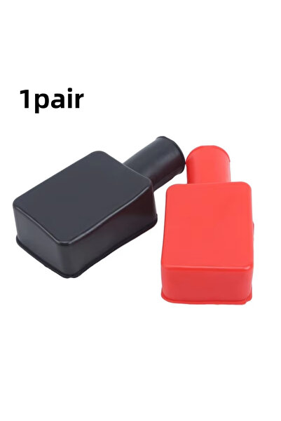 Choice 1Pair Car Battery Pole Positive And Negative Protection Cover Soft Pla...
