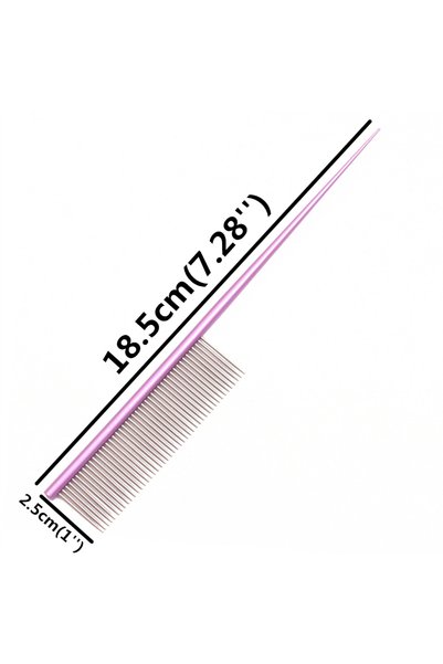 Choice7 1Pcs 7901 Zi Pet Comb Aluminium Handle Dog Grooming Comb Colorful Cat...