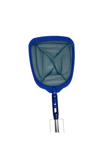 Choice Blue Swimming Pool Skimmer Net - 3 Section Telescopic Pole Fine Mesh D...