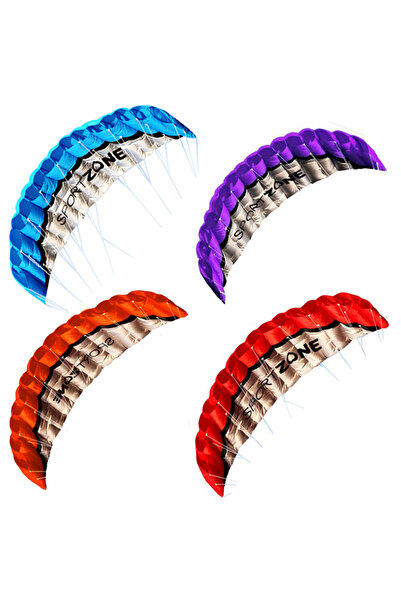 Choice Blue High Quality 1.8 m Dual Line 4 Colors Parafoil Parachute Sports B...