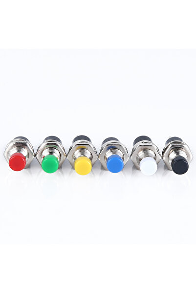 choice2 Mixed color 6PCS 6PCS PBS-110 7MM Momentary Push Button Switch Press ...