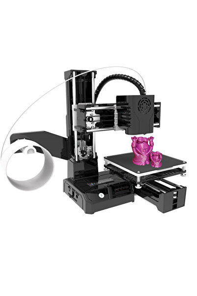 Choice1 EU Black EasyThreed K9 Mini 3D Printer Easy to Use Entry Level Gift 3...