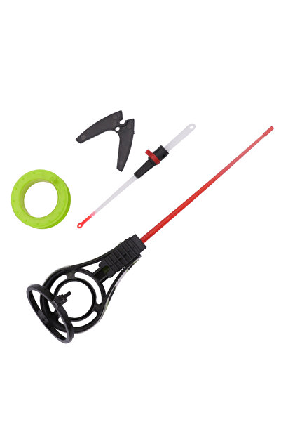 Choice 3pack WHITE FTK Ice Fishing Rod Mini Portable Winter Plastic Ice Fish ...