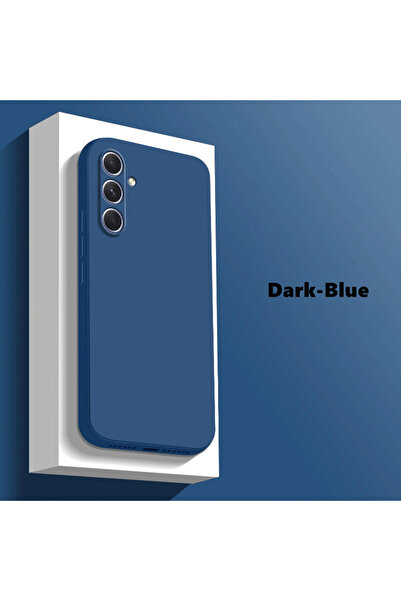 Choice73 Galaxy A56 DBlue New Square Soft Silicone Phone Case for Samsung Gal...