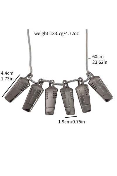 Choice Game Fans Jewelry Death Stranding Qpid Necklace Metal Pendant Chain Ch...