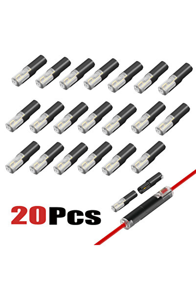 Choice1 20 Pcs 10Pcs/20Pcs/50Pcs 1-Way Quick-Connect Cable Connectors - No So...