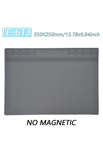 Choice6 TE-613(no magnetic) Magnetic Mat Silicone Work Mat Soldering Station ...