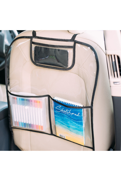 Choice 1pc Car Seat Back Kick Protectors, Anti-kick pad for chair back, Prote...