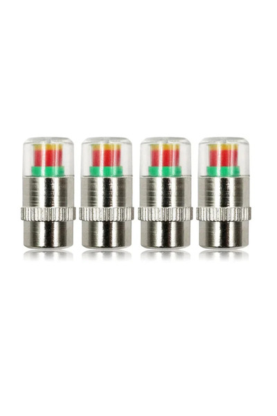 Choice 4PCS 4Pcs 2.4 Bar Car Tire Pressure Guage Cap Sensor tor Alert Monitor...