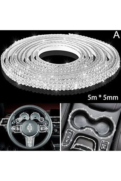 choice2 White Car Decorative Stickers Auto Crystal Artificial Diamond Girls C...