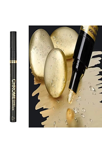 Choice 1pcs Gold 5/1pcs Chrome Pen Marker Mirror Waterproof Paint Repair For ...