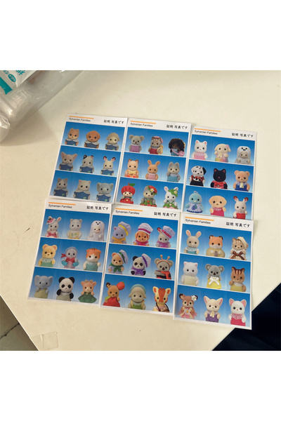 choice2 Sylvanian Families 6pcs Sylvanian Families High-looking cute ID photo...