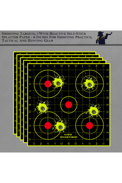 Choice 00623 10Pcs 6-Inch Circular Red Target Stickers for Shooting Practice,...
