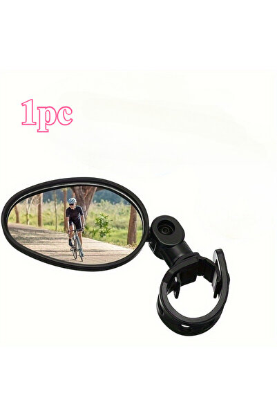 Choice black 1pc 1/2PCS Bike Mirrors, Acrylic Convex Oval Rearview for Cyclin...