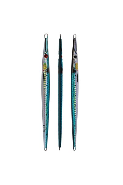 Choice 100g Blue JIGGINGPRO Vertical Needle Metal Jigs Saltwater Shore Fast S...