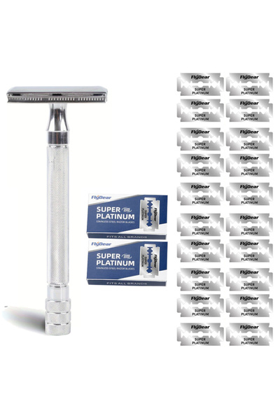 Choice1 B 1Holder 20 Blades New Double Edge Classic Mens Shaving Razor Mild H...