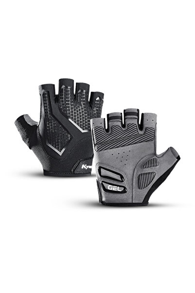 Choice S A0028-BK Summer Half-Finger MTB Cycling Gloves Black Liquid Silicone...