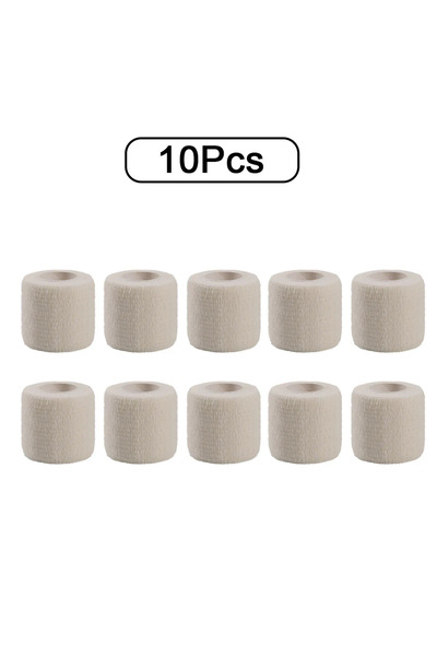 Choice 5cm X 4.5m A0170-White 10 Rolls 10pcs Elastic Self-Adhesive Athletic T...