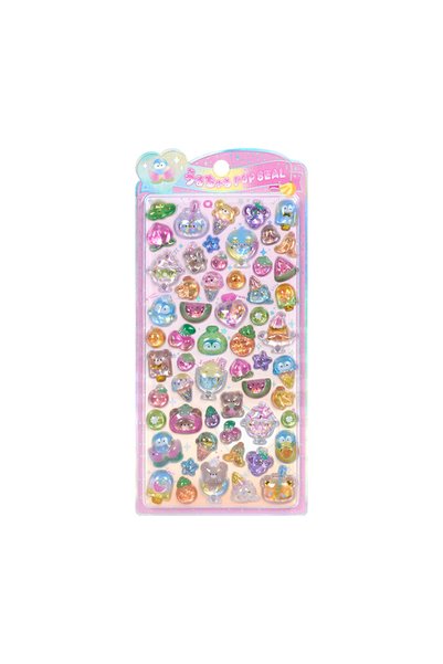 Choice8 BKE08 Mini Japanese Style New Cartoon 3D Drop Relief Stickers Scrapbo...