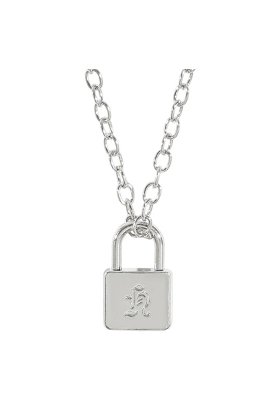 Choice1 Glossy Fashionable Creative Metal Lock Necklace Same As Huang Xuanche...