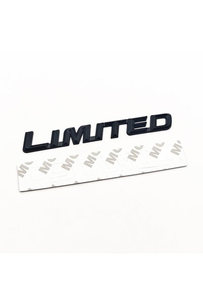 Choice1 Black 1pc 3D Metal Letters Logo Limited Emblem Car Fender Badge Rear ...