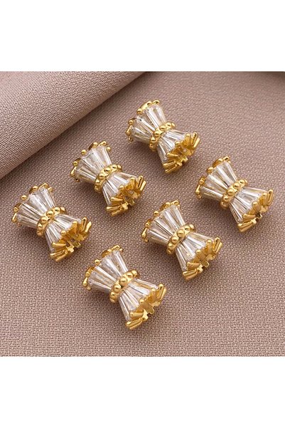 Choice6 5 قطع T865-8x11mm 2/5 قطع/مجموعة 8/11 مم خرز فاصل نحاسي عالي الجودة م...