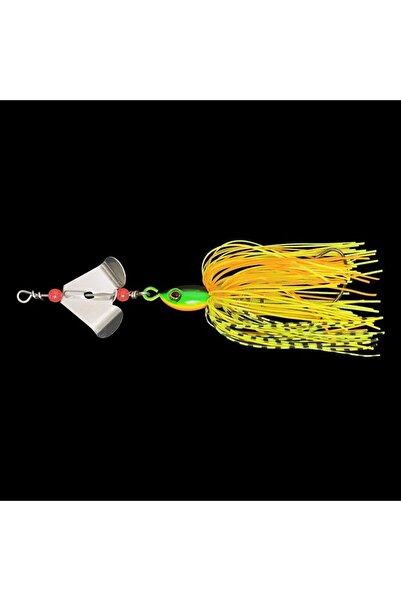 Choice Color 6 14cm 18.5g BURLE Spinner Fly Bait Rubber Jigs 2 Blades Spoon L...