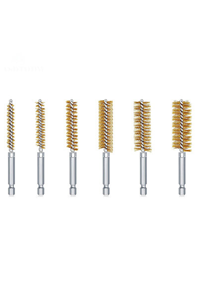 Choice1 Z22-6pcs-Copper Stainless Steel Drilling Brush Twisted Wire Stainless...