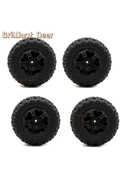 Choice1 4PCS 12mm Hex RC Tire and Wheel Upgrade Parts for Traxxas 1/10 MINI M...