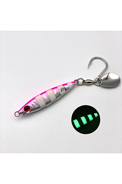 Choice 40g B Luminous Testar 20g 30g 40g 60g 80g Fishing Lures Metal Jig Blad...