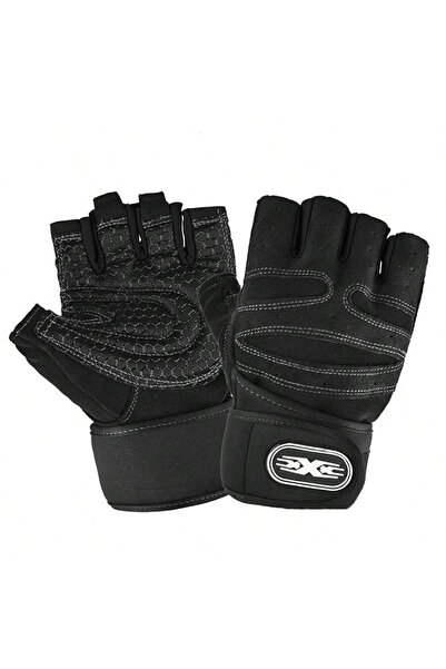 Choice L Black and white Gym Gloves Fitness Weight Lifting Gloves Body Buildi...