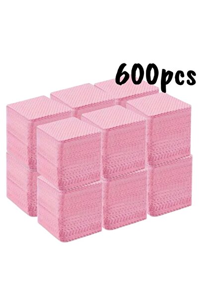 Choice 600pcs Pink Wipes 20/600pcs Lint-Free Nail Wipes Gel Cleansing Tissues...