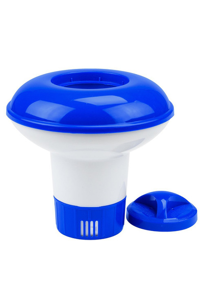 Choice Blue Adjustable Mini Floating Chlorine Dispenser Durable for Indoor Ou...