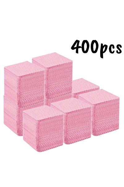 Choice 400pcs Pink Wipes 20/600pcs Lint-Free Nail Wipes Gel Cleansing Tissues...