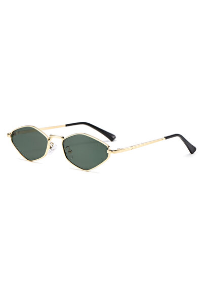 Choice4 green Protective Glasses Fashion Female Small Frame Polygon Sunglasse...