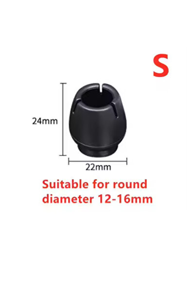 Choice Black-S 16Pcs Silicone Chair Leg Caps Furniture Feet Protector Pads Ta...