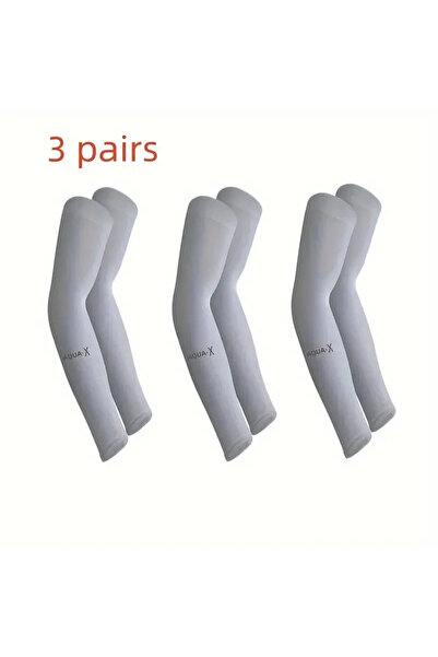 Choice One Size 3pairs Grey 3 Pairs Breathable Sun Protection Sleeves UV Prot...