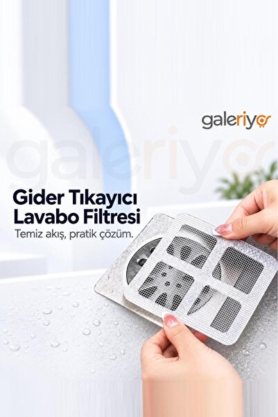 Galeriyo Banyo Mutfak Lavoba Gider Filtresi 10 Adet Haşere Böcek Koku Önleyic...