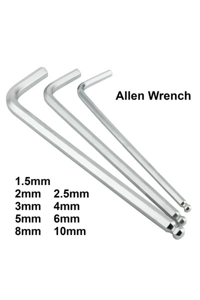 Choice6 5 mm Professional Allen Wrench 1.5mm 2mm 2.5mm 3mm 4mm 5mm 6mm 8mm 10...