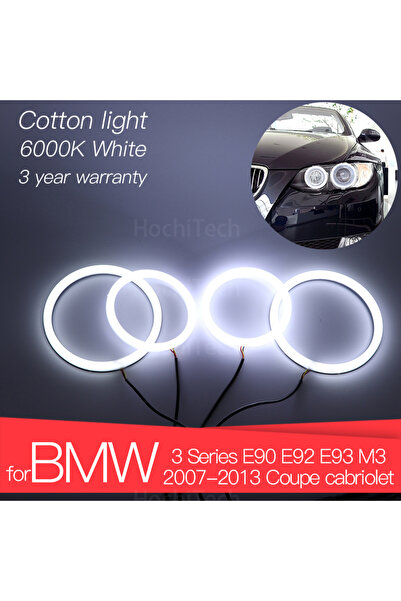 Choice طقم عيون الملاك LED عالي الجودة لسيارات BMW الفئة 3 E90 E92 E93 M3 200...