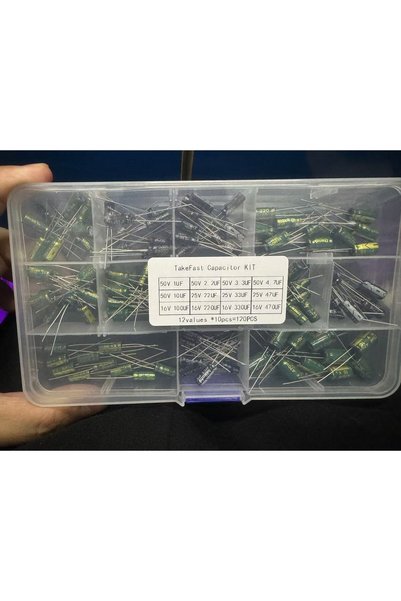 Choice1 1uF-470uF No box 120PCS Takefast 16V 25V 50V Aluminum Electrolytic Ca...
