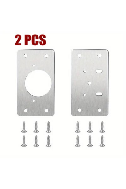 Choice 2Pcs-(1Pairs) 2/4/10 Pieces Cabinet Hinge Repair Plate Kit for Home Ki...