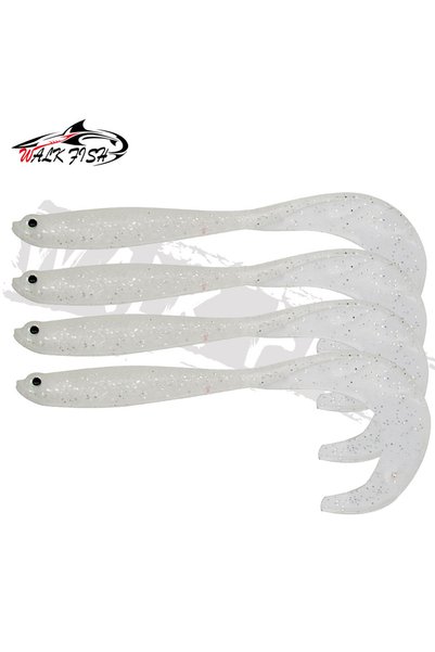 Choice Transparent onion WALK FISH 4PCS Jigging Wobblers Fishing Lure 12.5cm ...