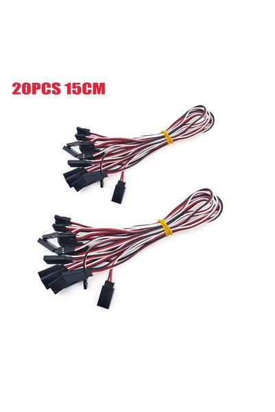 choice2 20PCS 15CM 15cm 30cm 50cm Servo Extension Cable Wire 3-Pin Servo Exte...