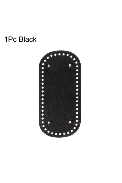 Choice1 1Pc Black 1-4Pcs Bag Bases for Crochet Leather Bag Bottom Pad Purse B...